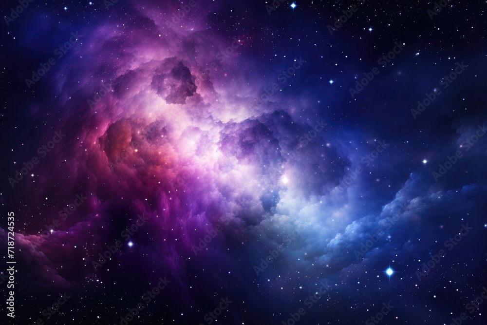 Fototapeta premium Cosmic abundance of stars, nebulae, and galaxies