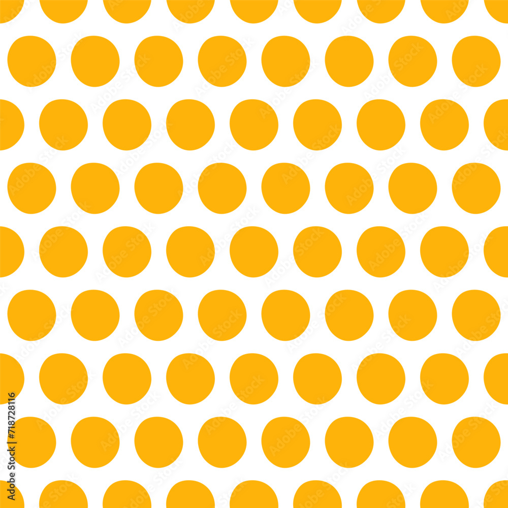 Seamless pattern with yellow mid spots 