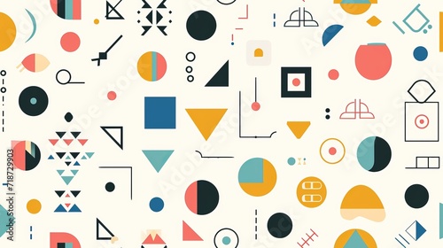 seamless pattern with shapes