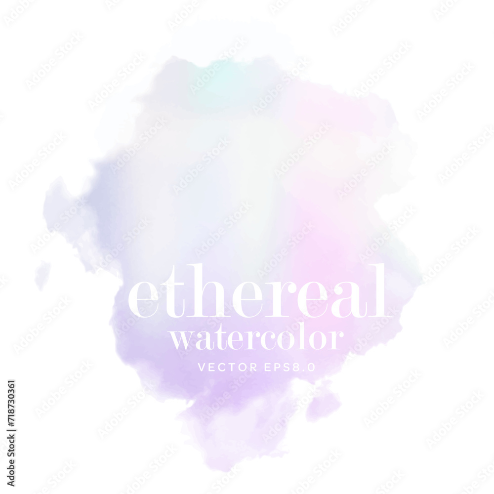 Obraz premium ombre watercolor splash