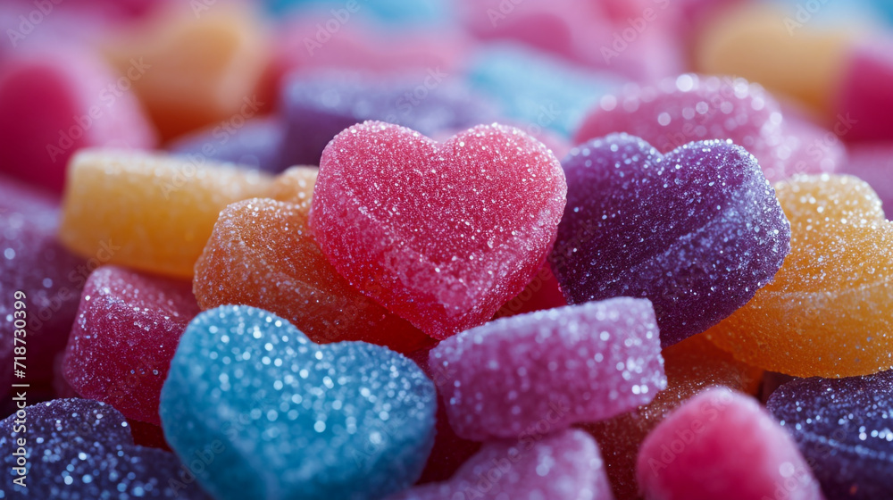 Pile of heart shape candy background concept. Close up image. Pile of heart shape candy background concept. Close up image.