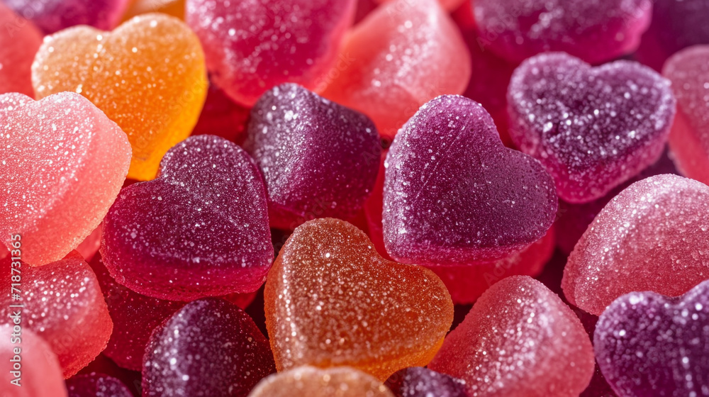 Pile of heart shape candy background concept. Close up image. Pile of heart shape candy background concept. Close up image.