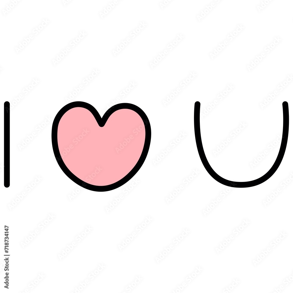 i love you text. Outline. Valentine day. i love you text. Outline. Valentine day.