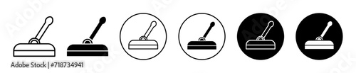 lever symbol icon sign collection in white and black
