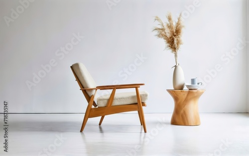 dining chair against a pristine white background