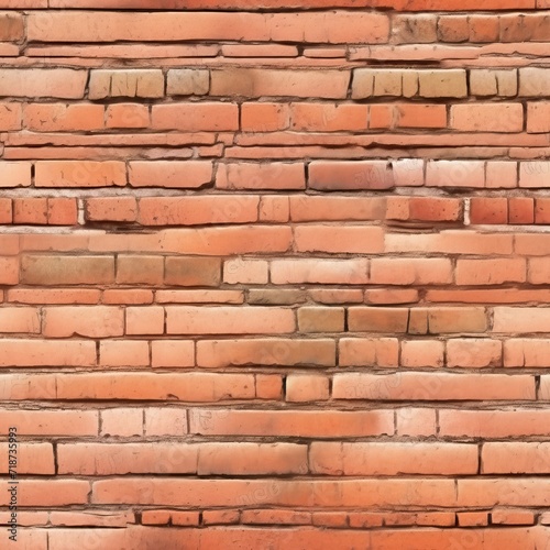 Seamless Pattern of a Brick Wall Without Bricks, Empty Surface Texture Design