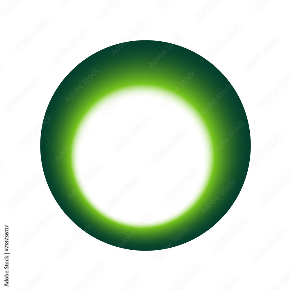 Green Circle Shadow Frame Green Circle Shadow Frame