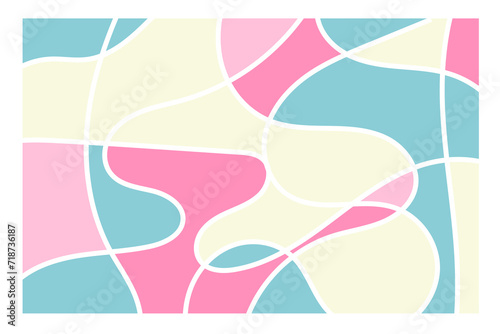 Wallpaper Mural Vector Pastel of Pink Mozaic Abstract Background Graphic Resource Torontodigital.ca