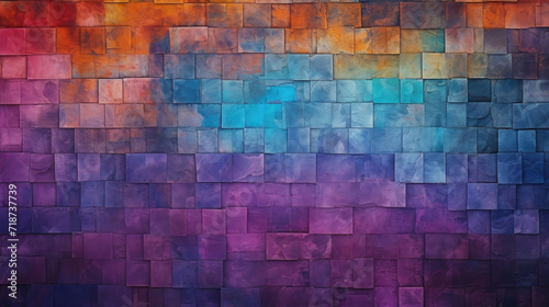 abstract background illustration A combination of square shapes colorful gradients. different textures Create a variety of imagination © Kaiplapan