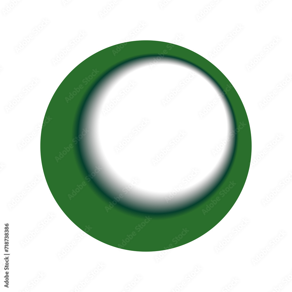 Green Circle Shadow Frame Green Circle Shadow Frame
