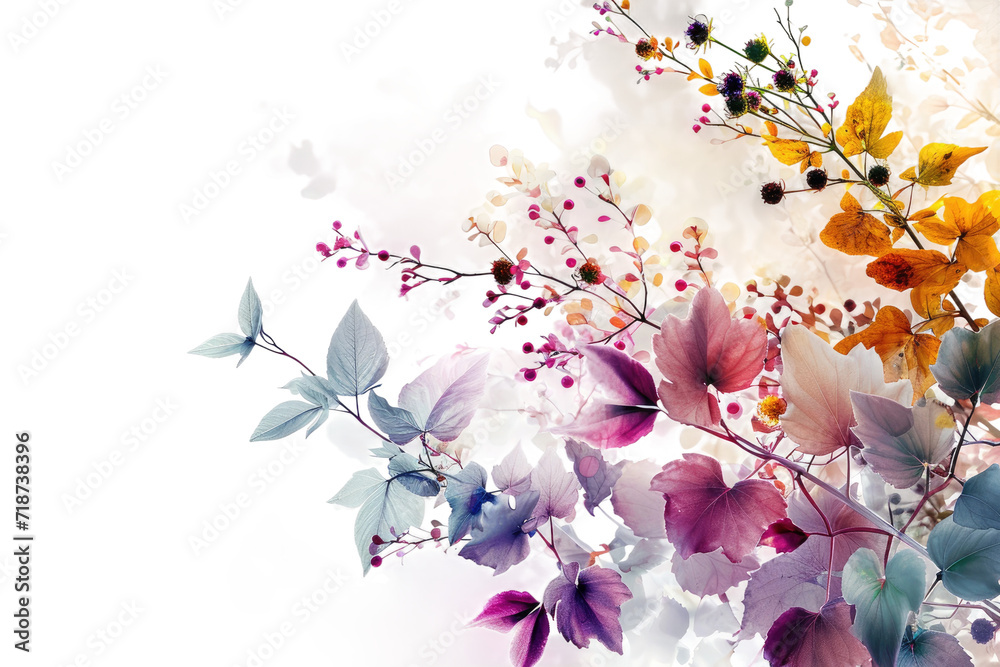 Tranquil Whispers Banner Isolated on Transparent Background