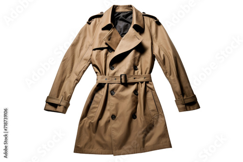 Trench Coat Isolated on Transparent Background © MSS Studio