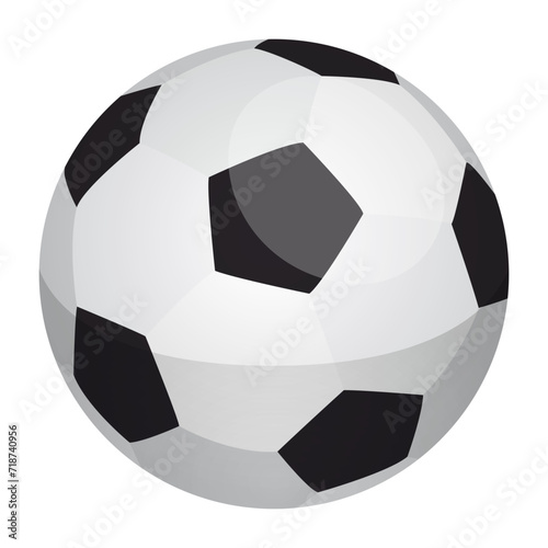 flat sport ball drawn element