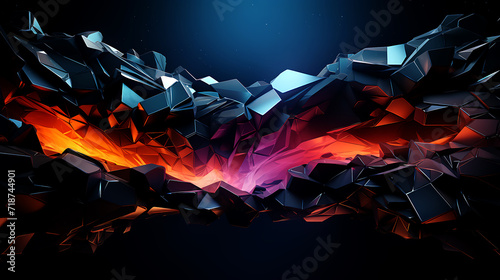 Abstract 3D Background,space for text