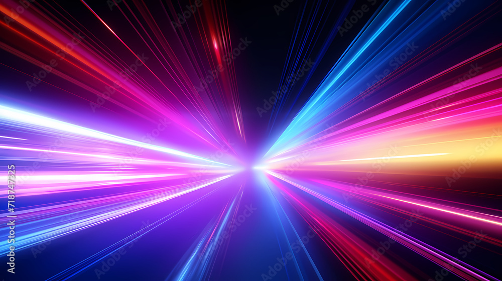 Neon speed abstract background, digital abstract background Neon speed abstract background, digital abstract background