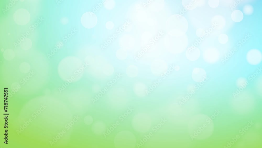 Blurred sky background with nature glowing sunlight flare and bokeh in spring green blue. Blurred sky background with nature glowing sunlight flare and bokeh in spring green blue.