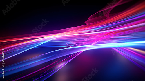Neon speed abstract background, digital abstract background
