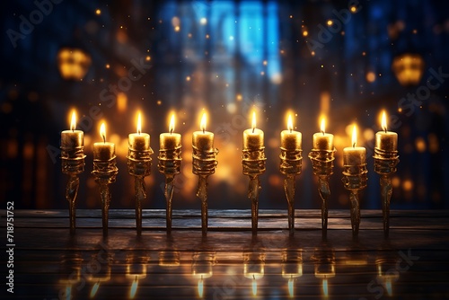 Celebrating the Miracle of Hanukkah: A Vibrant Photo