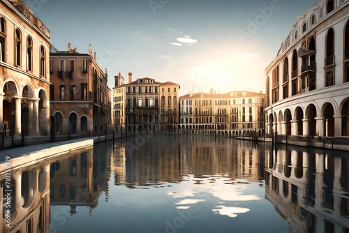 grand canal. AI generated © Muhammad