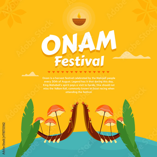 Poster for Onam Festival, f...
