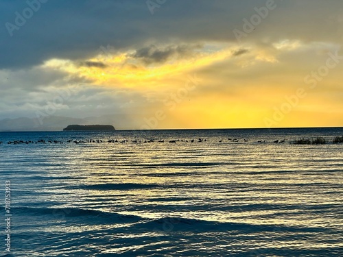 Sunset after a summer rain storm