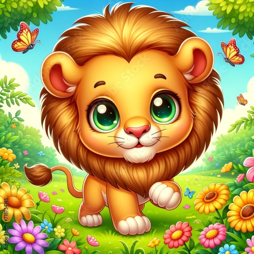 Cub lion majesty