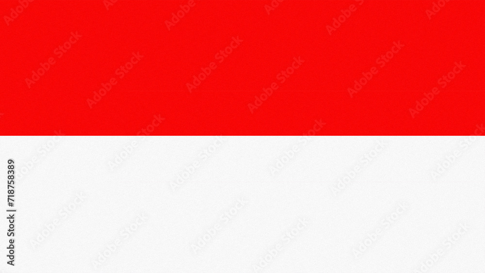 Indonesian national flag with noise texture. Indonesian national flag with noise texture.