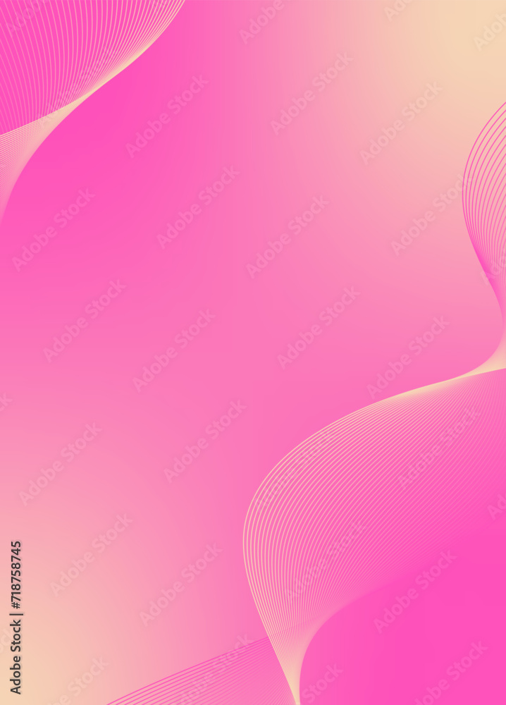Abstract background vector pink with dynamic waves for wedding design. Futuristic technology backdrop with network wavy lines. Premium template with stripes and gradient mesh for banner or poster Abstract background vector pink with dynamic waves for wedding design. Futuristic technology backdrop with network wavy lines. Premium template with stripes and gradient mesh for banner or poster