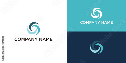 Creative hurricane logo template