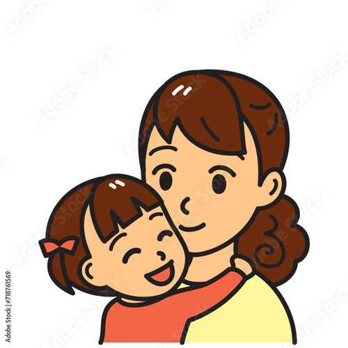 母親と娘
