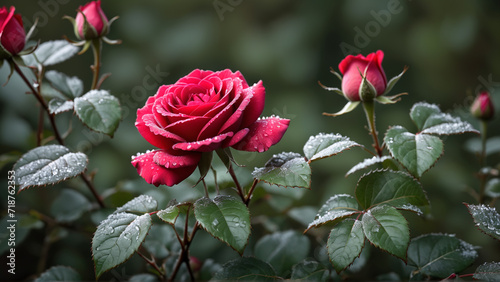 rose in the garden