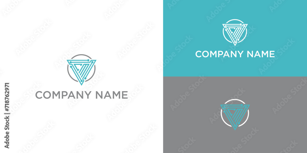 cm logo simple clean and elegance
