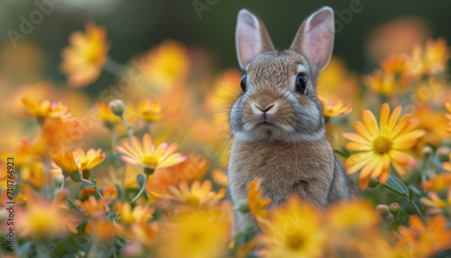 Bunny in Bloom: A Springtime Celebration Generative AI © Bipul Kumar