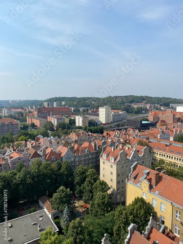 Wallpaper Mural beautiful view of the old town Torontodigital.ca