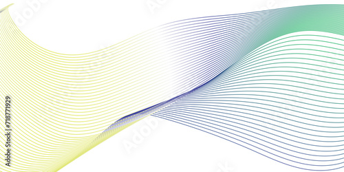 Abstract modern colorful futuristic energy sound waves technology concept background. Abstract background wave line in vector business texture. Pattern line blend curve flow futuristic background.