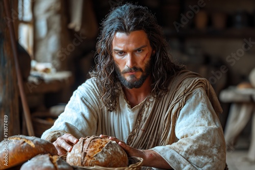 Jesus's Bread Basket Generative AI