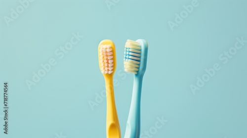 Toothbrushes in Cup