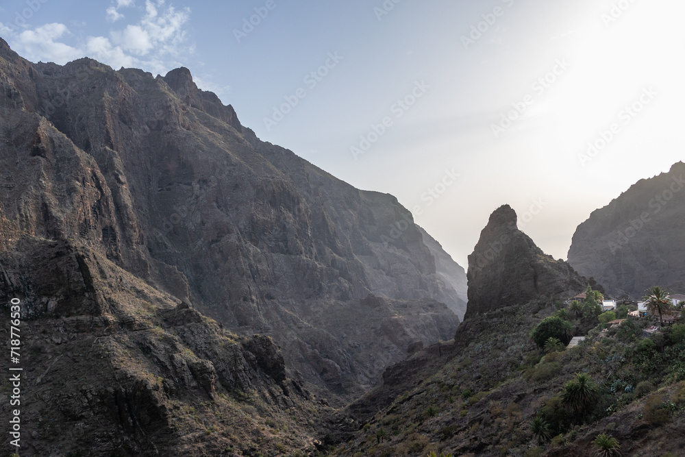 Fototapeta premium Masca village in sunset on Tenerife