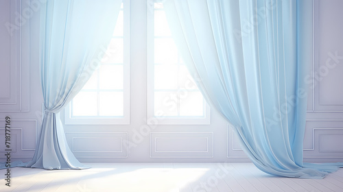 3D rendering minimalist interior room, empty room, minimalist style interior background