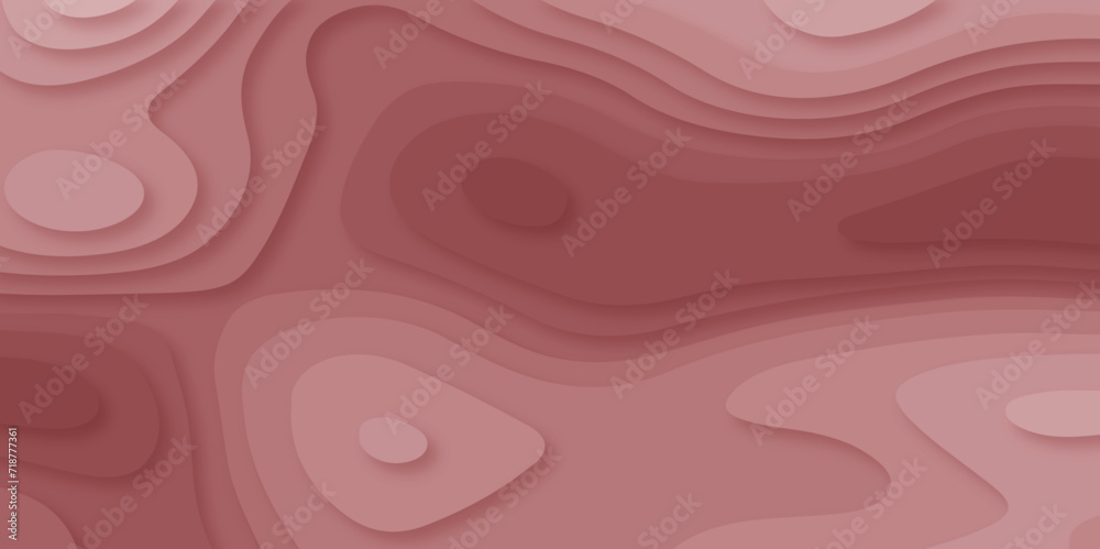 abstract background with circles red papercut abstract background with circles red papercut