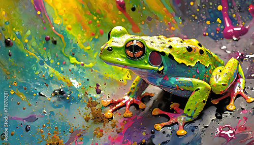 Vivid frog