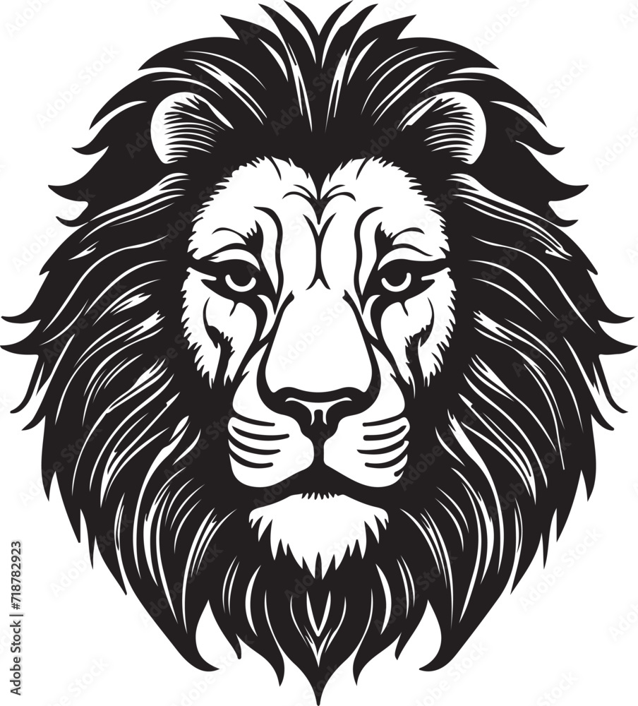 Obraz premium head of lion