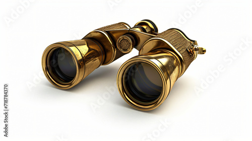Theatrical golden binoculars
