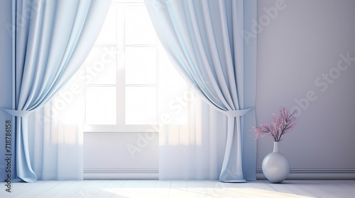 Empty room background  simple style interior design