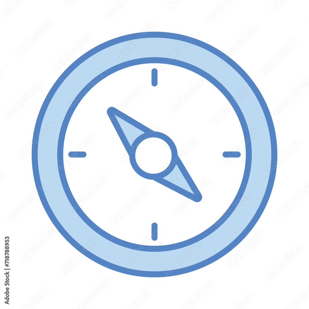 Compass icon isolate white background vector stock illustration Compass icon isolate white background vector stock illustration