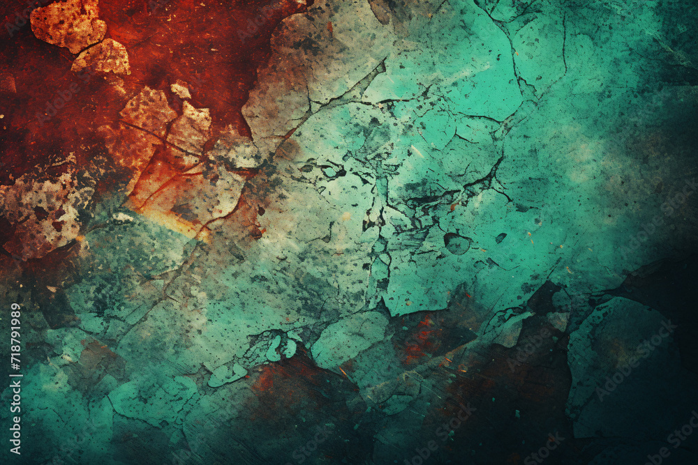 Abstract Blue Grunge Texture Background, Rough and Edgy Graphic Design Element
