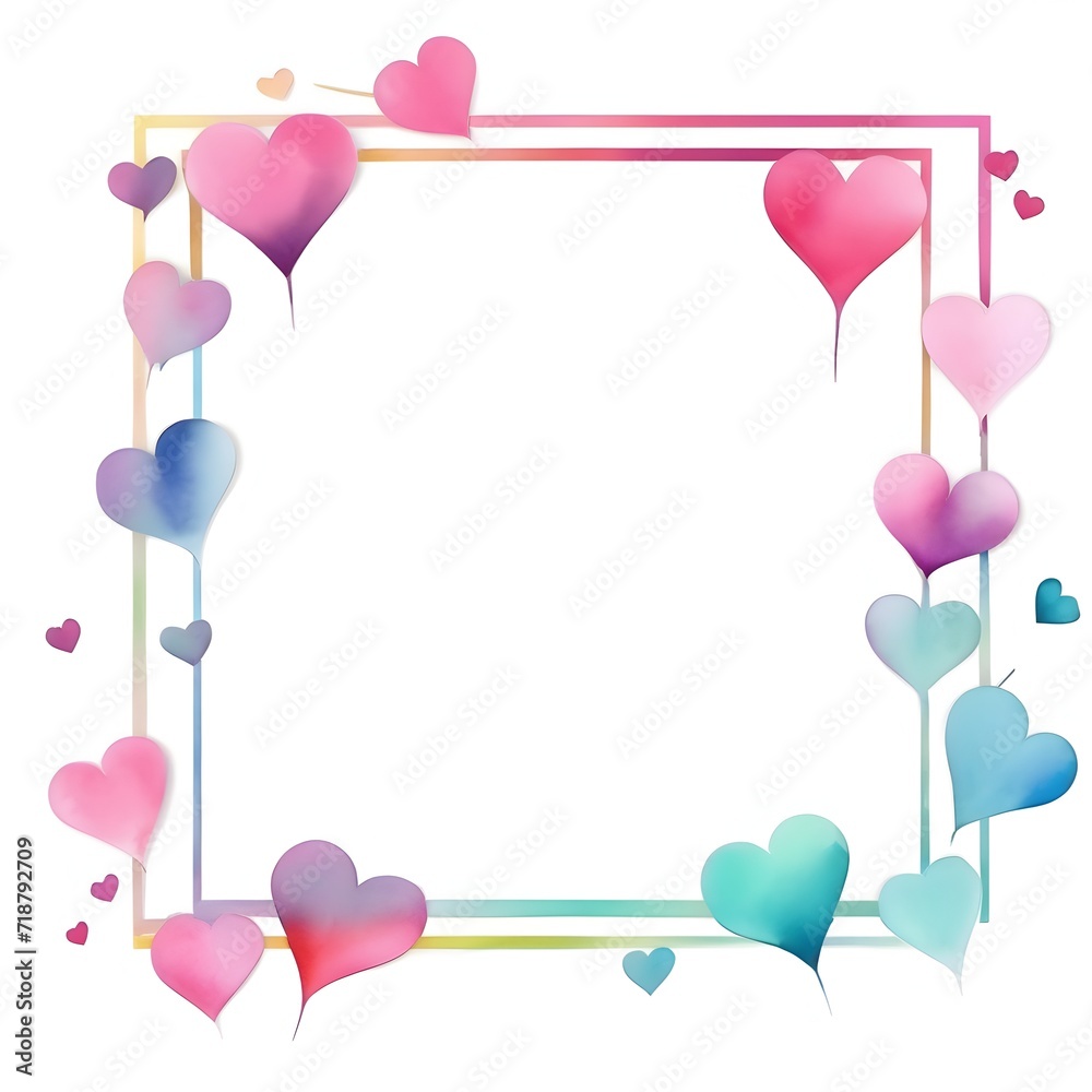 Love Border Frame, Valentine Frame