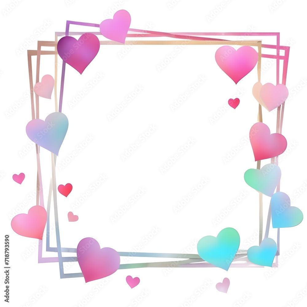 Love Border Frame, Valentine Frame