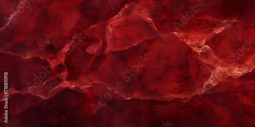 Red Marble Background with Elegant Stone Texture ,A red marble floor with a red background .Rich red background texture 