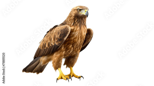 golden eagle isolated on white background © Pixel Town